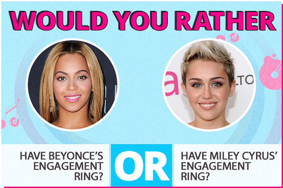 Would You Rather&#8230; Have Beyonce or Miley Cyrus&#8217; Engagment Ring?