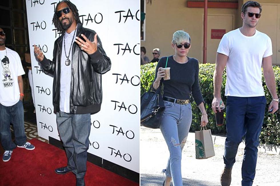 Snoop Reveals Miley + Liam Have Split [Video]