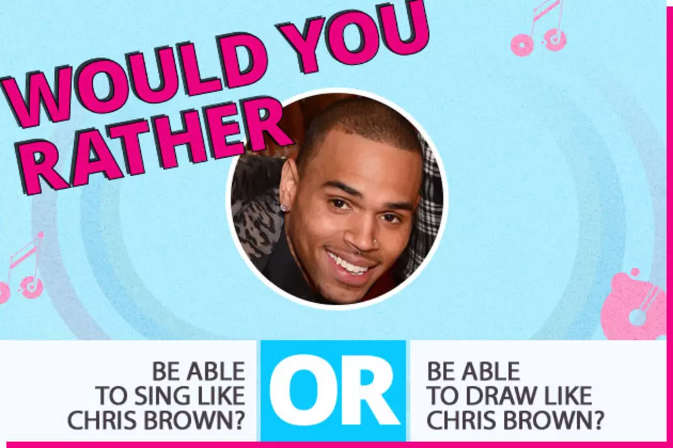 Would You Rather&#8230; Be Able to Sing Like Chris Brown or Draw Like Chris Brown?