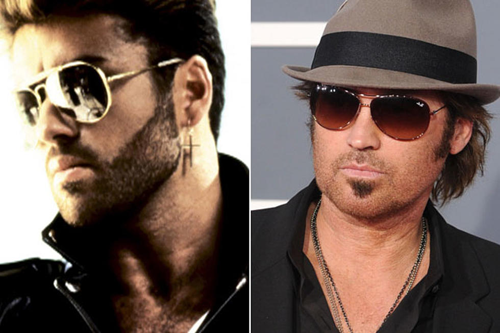 George Michael + Billy Ray Cyrus &#8211; Celeb Look-Alikes