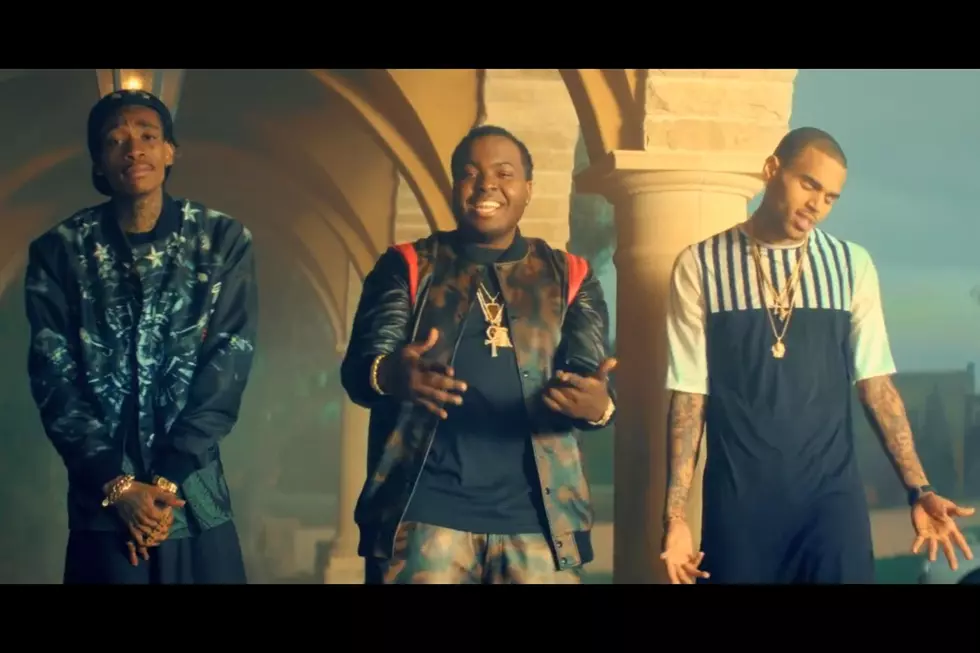 Sean Kingston, Chris Brown + Wiz Khalifa Party It Up With Fly Ladies in ‘Beat It’ Video