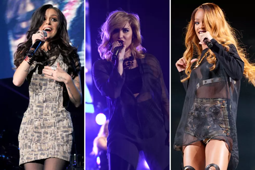 Demi Lovato Performs With Cher Lloyd + Covers Rihanna's 'Stay' Live [Video]