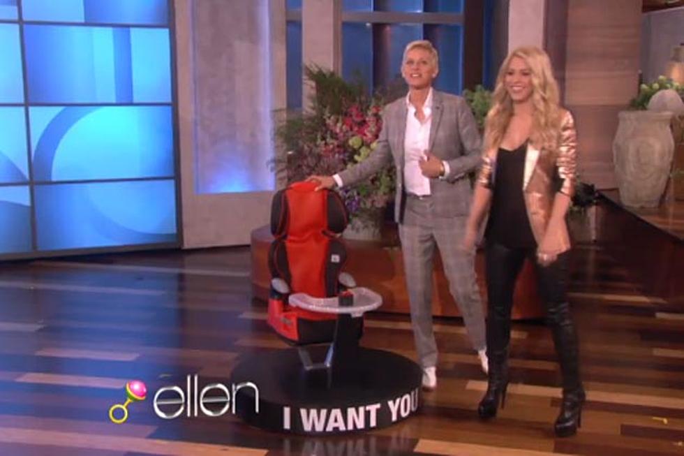 Shakira&#8217;s Son Milan Gets Mini &#8216;The Voice&#8217; Red Chair From Ellen Degeneres [Video]