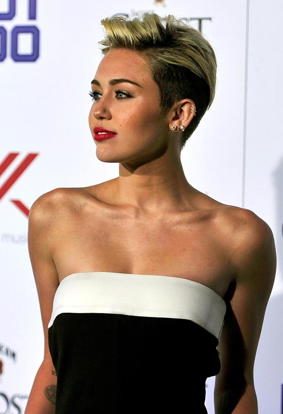 Miley Cyrus Glams It Up in Valentino Jumpsuit at Maxim Hot 100 Party [Pics]