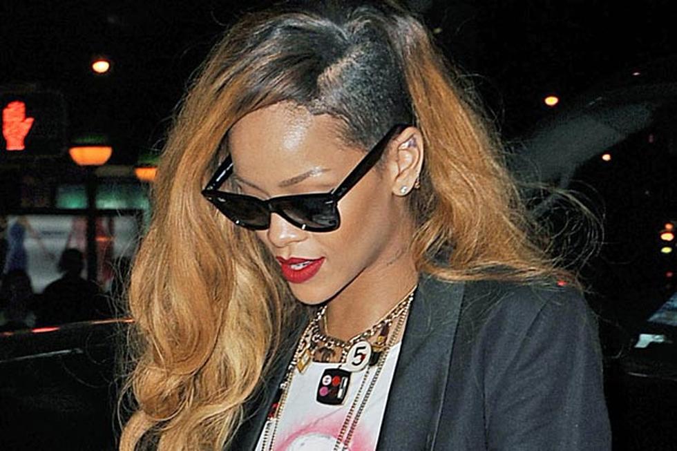 Rihanna Goes Short + Blonde But It’s Probably a Wig [Pic]