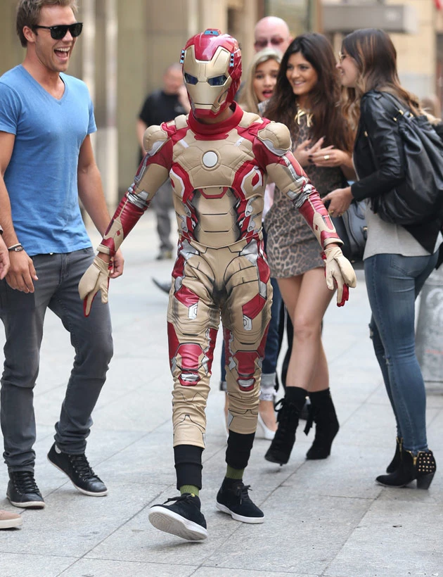 Jaden Smith Wears Iron Man Costume On Date With Kylie Jenner