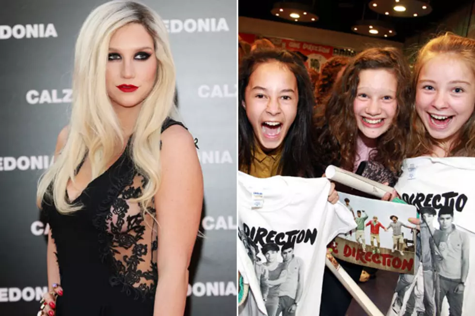 Kesha Terrified of One Direction Fans