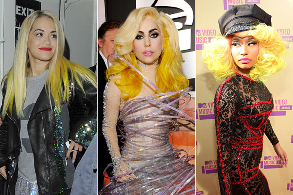 Rita Ora vs. Lady Gaga vs. Nicki Minaj: Who Looks Best With Yellow Hair? &#8211; Readers Poll