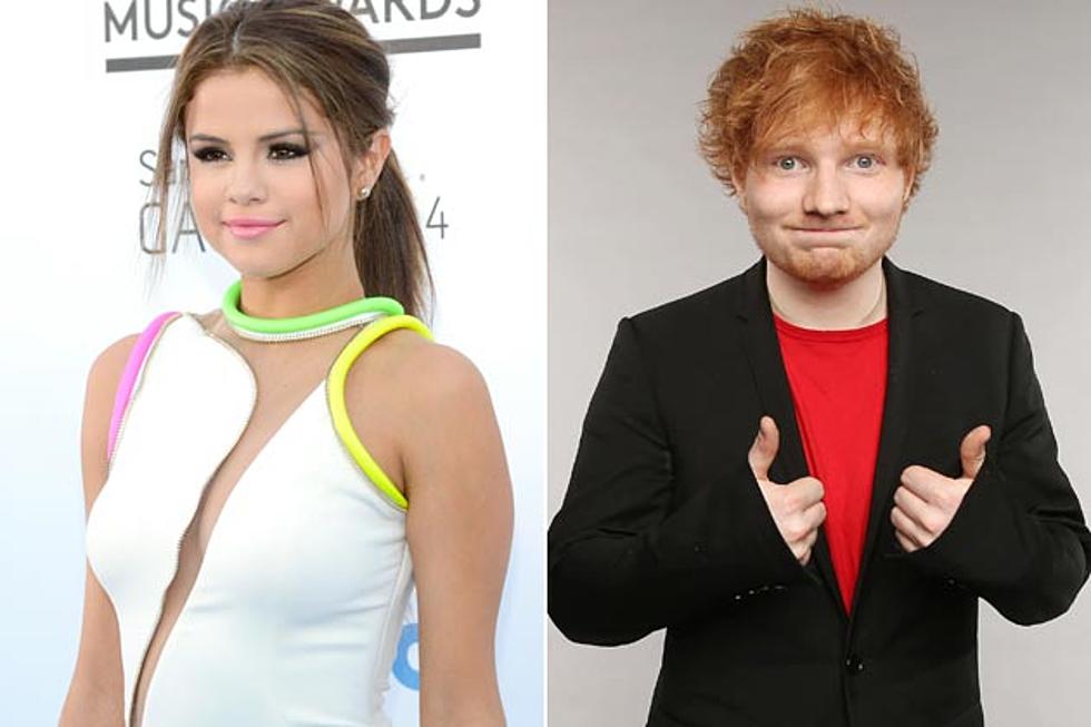 Ed Sheeran Spotted Leaving Selena Gomez&#8217;s House [Pics]