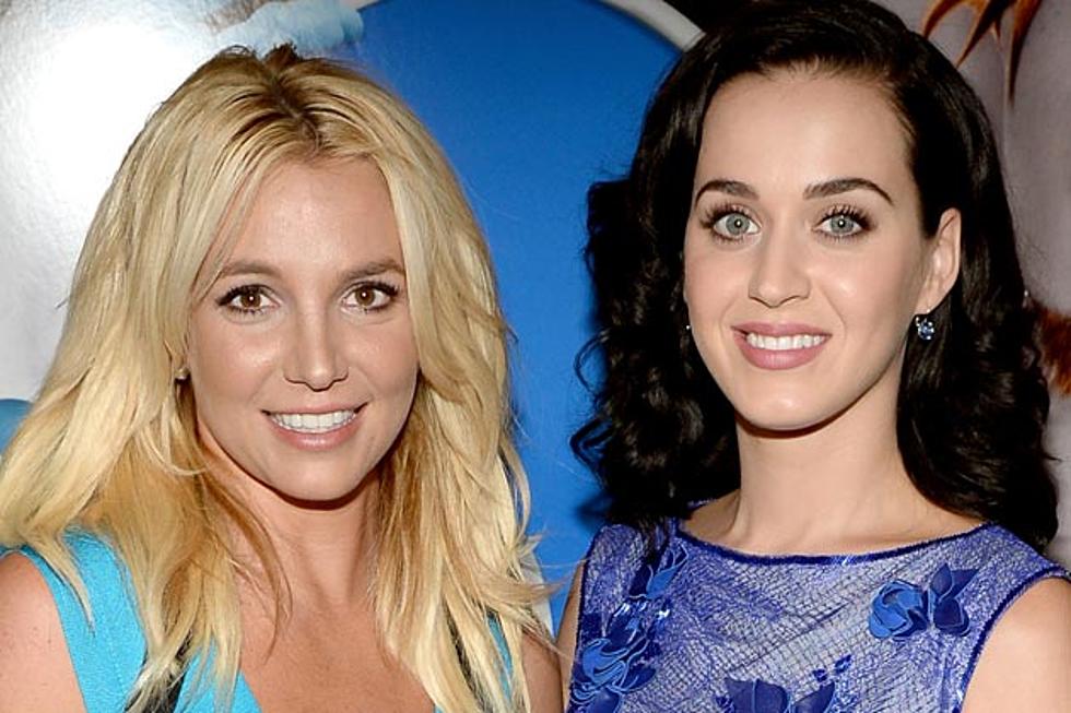 Britney Spears + Katy Perry Collaborate on Song, Hang at &#8216;Smurfs 2&#8242; Premiere [Pictures]