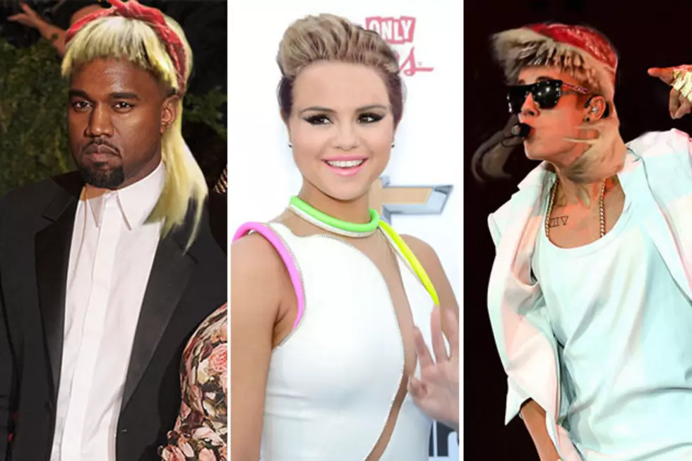 Celebs Get the Miley Cyrus / Willow Smith Blond Mullet Makeover [Pics]