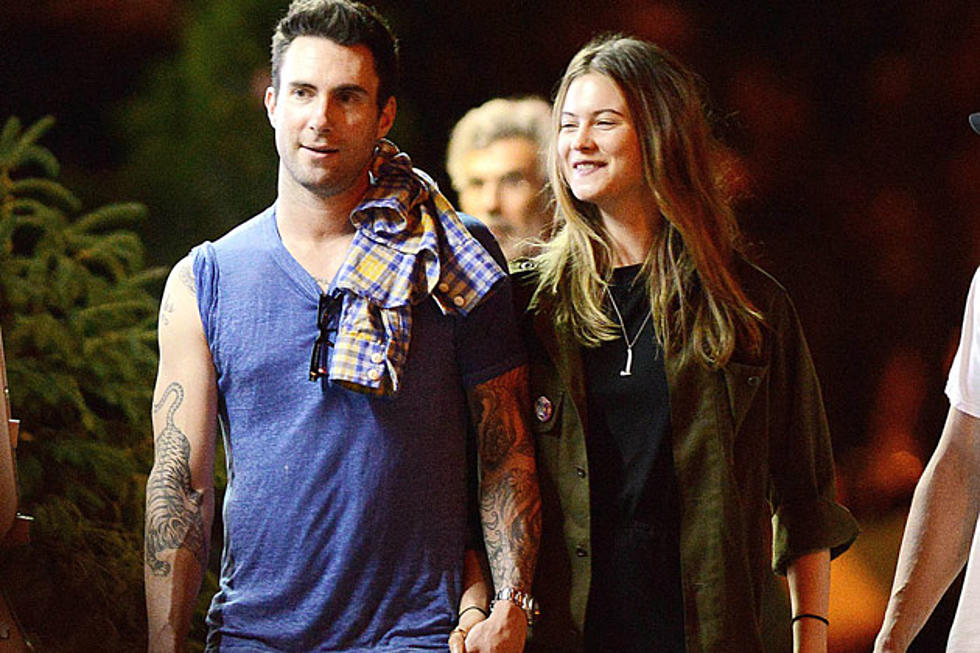 Adam Levine’s Fiancee Posts Photo of Him in His Undies