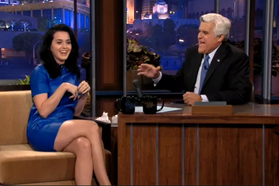 Katy Perry Talks Smurfette, Speeding + New Sounds on ‘The Tonight Show’ With Jay Leno [Video]