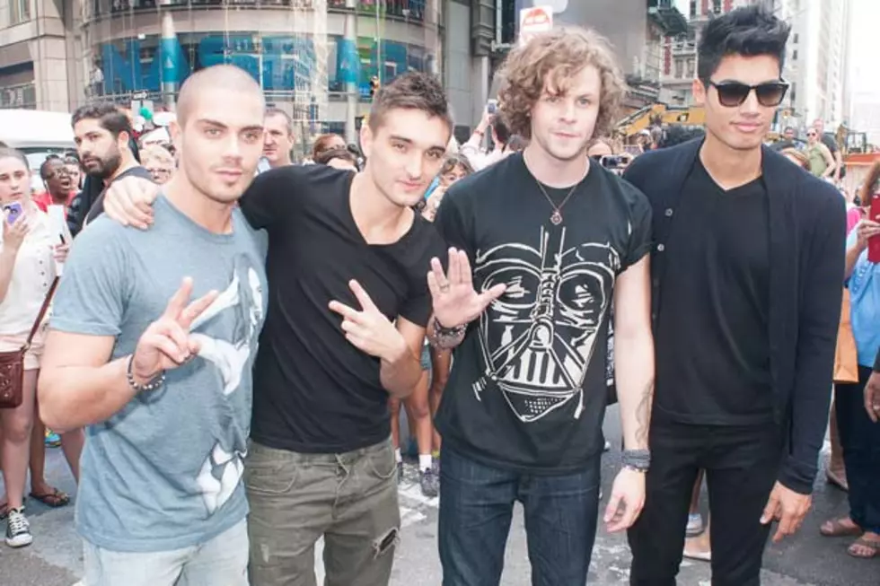 The Wanted Throw Booze Over Balcony, Get Busted by Cops