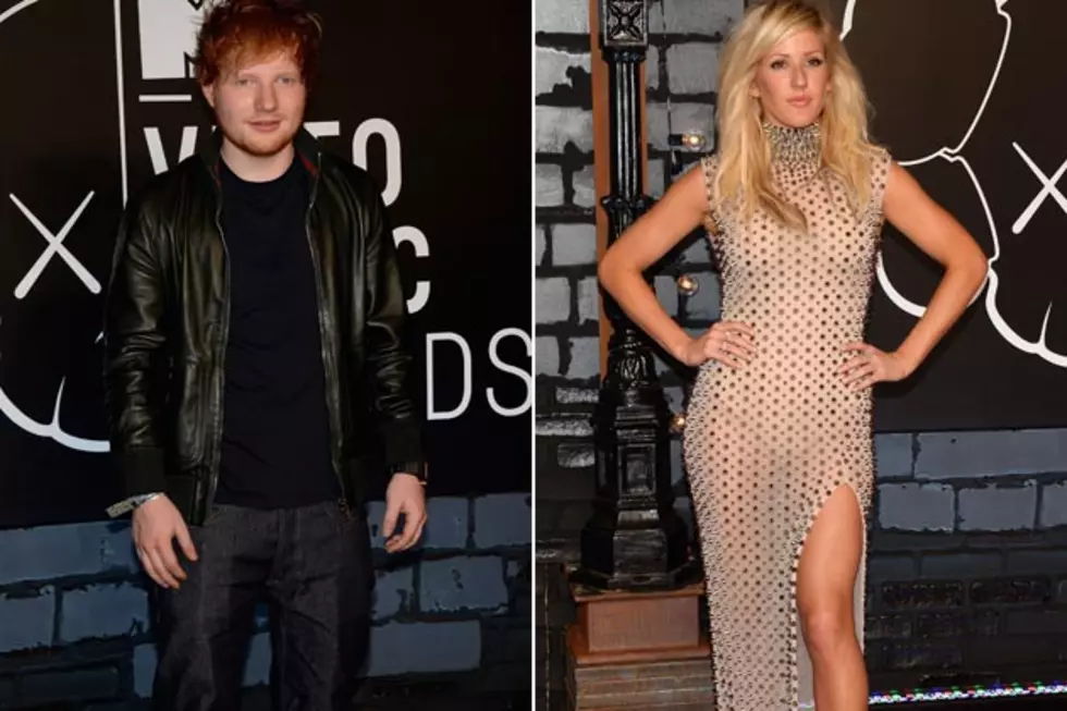 Ed Sheeran + Ellie Goulding Hold Hands at the 2013 MTV VMAs