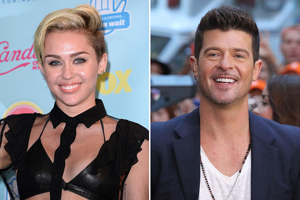 Cyrus + Thicke at VMAs