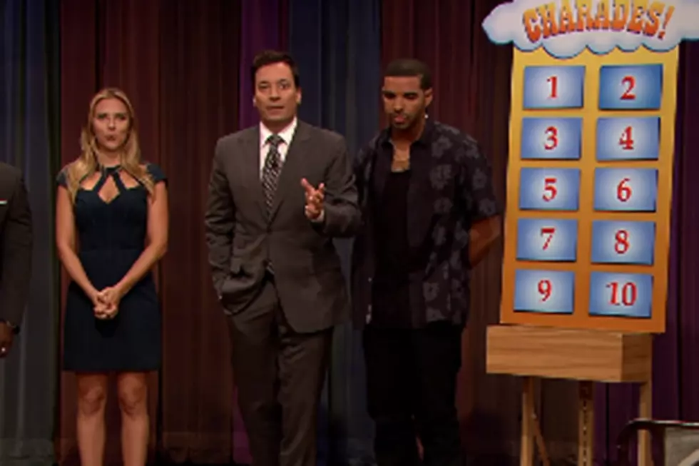Drake Flirts With Scarlett Johansson + Performs ‘Too Much’ on ‘Late Night With Jimmy Fallon’ [VIDEO]