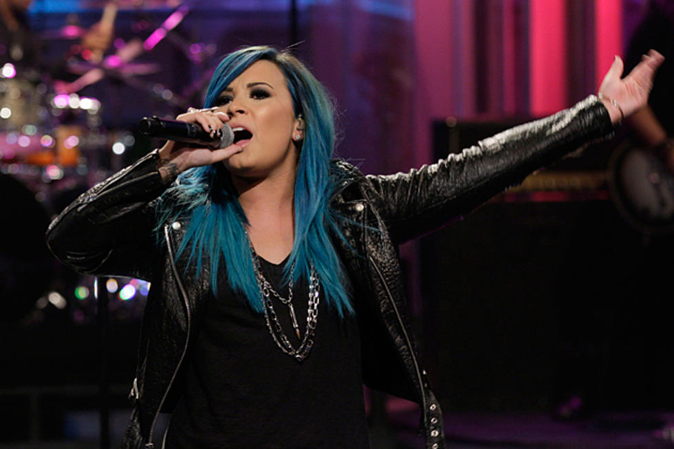 Demi Lovato Performs Acoustically at Grammys Headquarters [VIDEOS]