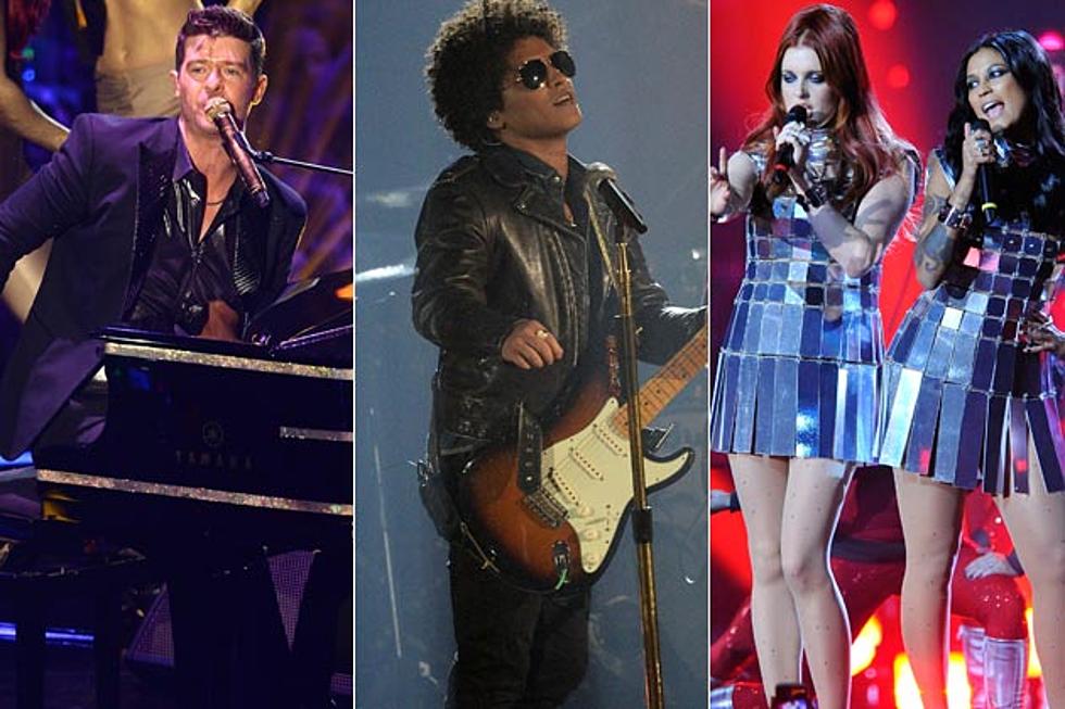 Watch Robin Thicke, Bruno Mars, Icona Pop Perform at 2013 MTV EMAs [VIDEOS]