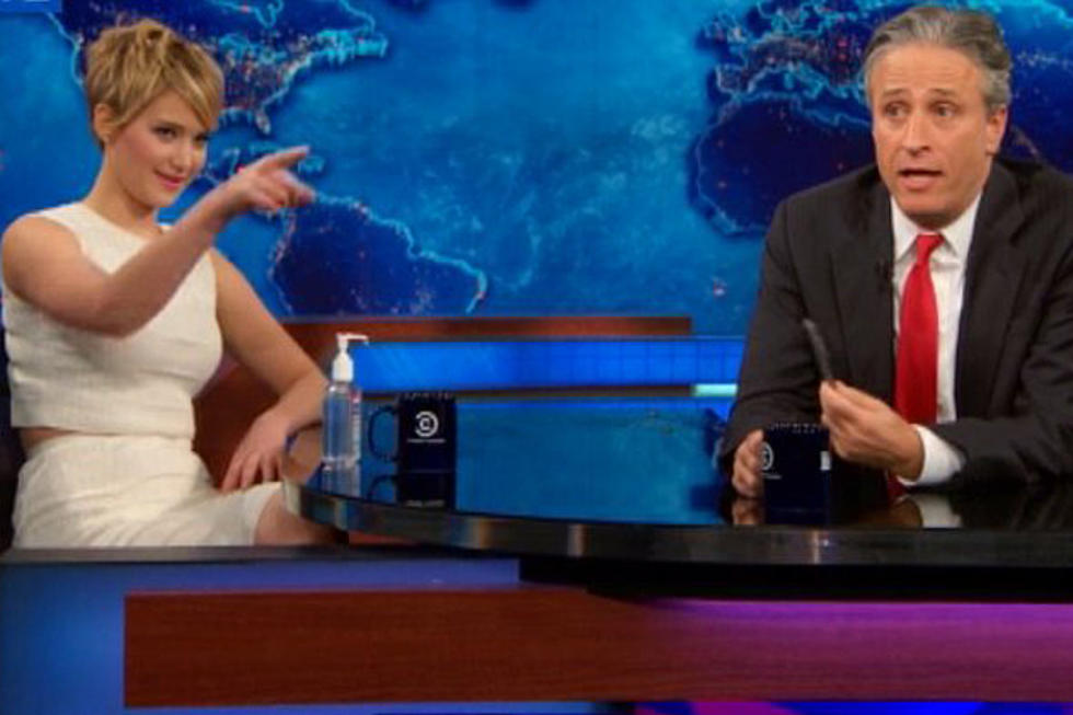 Jennifer Lawrence Calls Out Jon Stewart on 'The Daily Show' [VIDEO]
