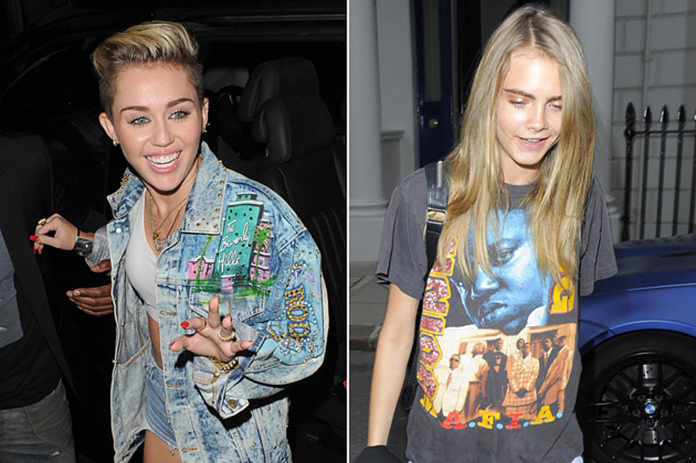 Miley Cyrus Parties in Amsterdam Marijuana Cafe With Cara Delevingne