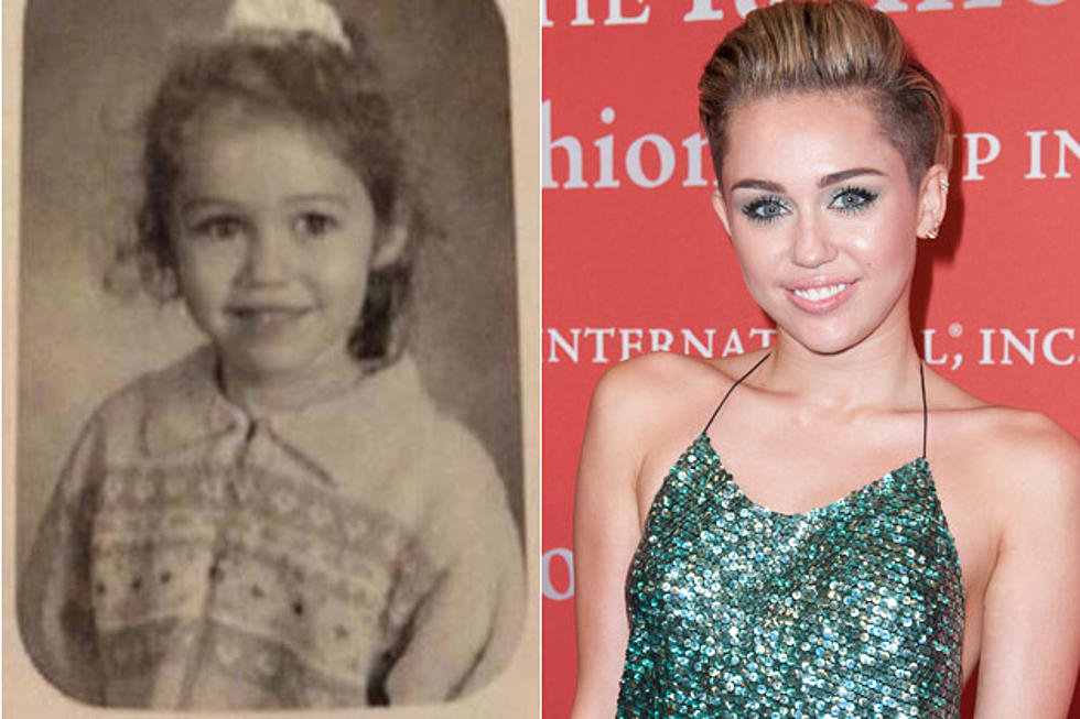 It’s Miley Cyrus’ Yearbook Photo!