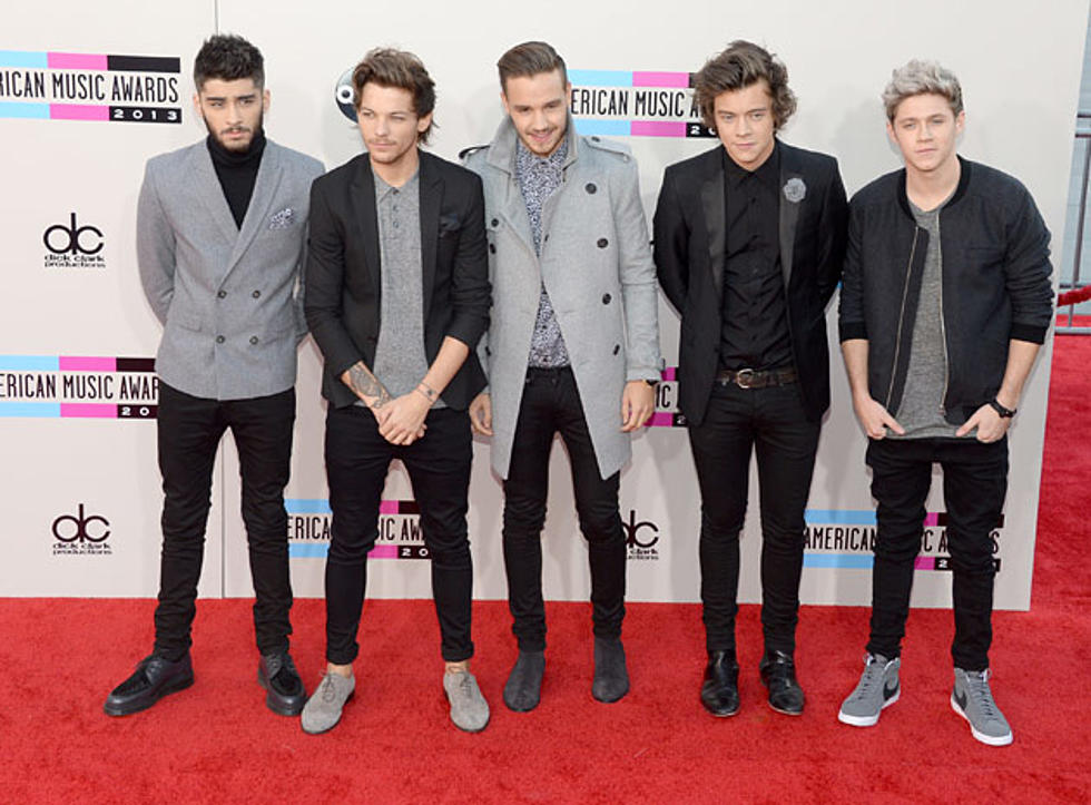 One Direction Wear 50 Shades of Grey at 2013 American Music Awards [RED CARPET PHOTOS]