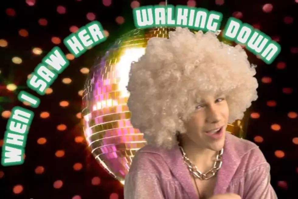 Austin Mahone Dons a Wig + Disco Gear in ‘MMM Yeah’ Lyric Video