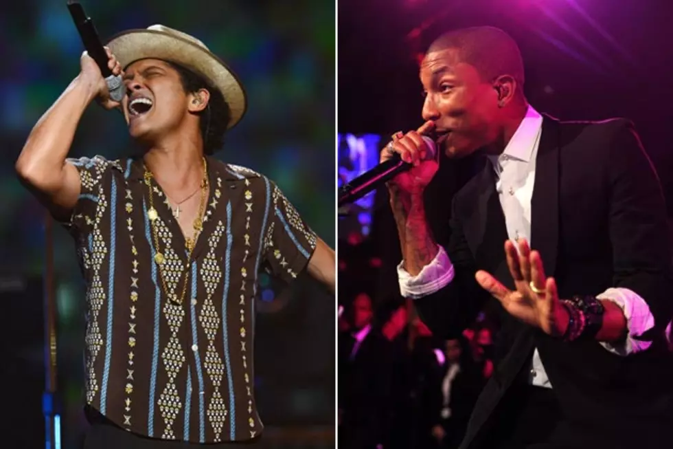 Bruno Mars Brings Pharrell Williams on 2014 Moonshine Jungle World Tour