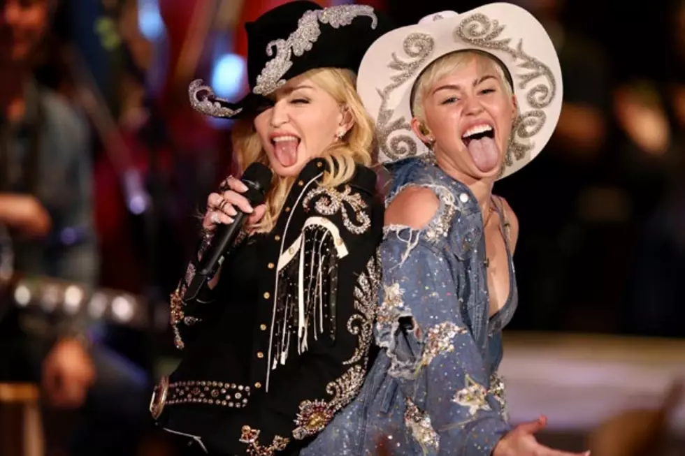 Miley Cyrus + Madonna Are Rhinestone Cowgirls [PHOTOS]
