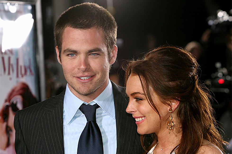 Chris Pine Says Working With Lindsay Lohan Years Ago &#8216;Was a Real Cyclone of Insanity&#8217;