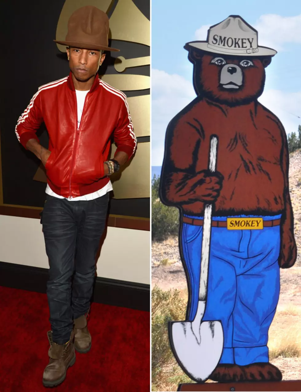 Pharrell vs. Smokey the Bear: Who Wore It Best?