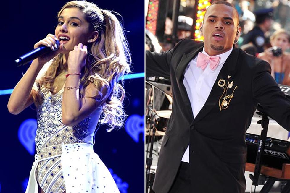 Ariana Grande + Chris Brown Further Tease Duet With Steamy Pic