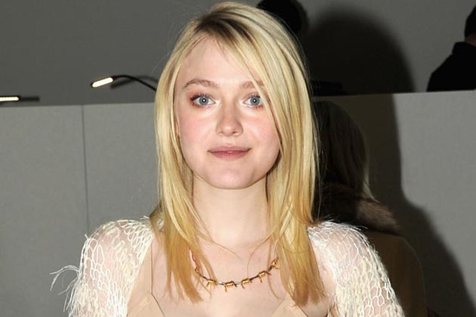 Dakota Fanning Shows Off Sexy Cleavage [PHOTOS]