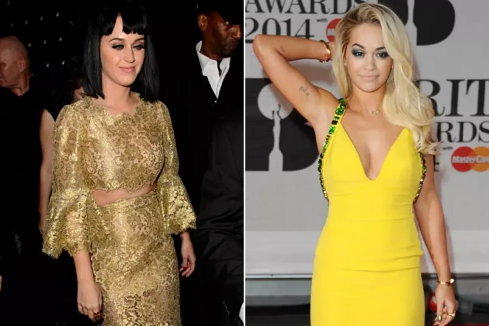 Katy Perry and Rita Ora Walk Runway in Moschino Fashion Show