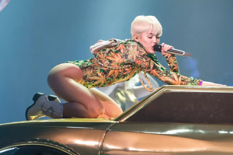 Miley Cyrus Gets Raunchy with Fake Bill Clinton on Bangerz Tour [VIDEO]