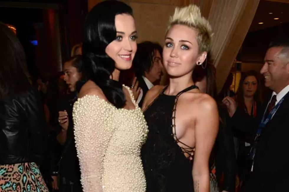 Miley Cyrus Might Get Spanked By Katy Perry, Poses With Sex Toy [NSFW Photos]