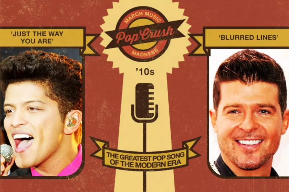 Bruno Mars, &#8216;Just the Way You Are&#8217; vs. Robin Thicke, &#8216;Blurred Lines&#8217; &#8211; Greatest Pop Song of the Modern Era [Round 1]
