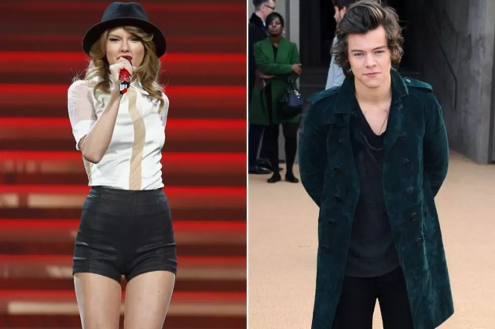 Taylor Swift + Harry Styles Seen Having &#8216;Civil Conversation&#8217; at Pre-Oscars Party