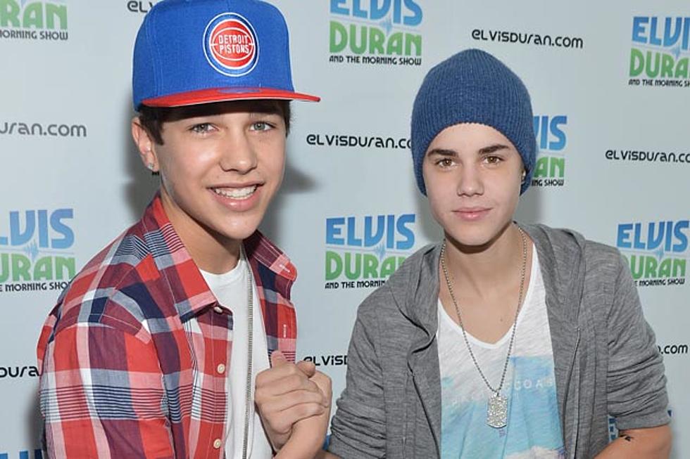 Justin Bieber + Austin Mahone Make Music Together [PHOTO]