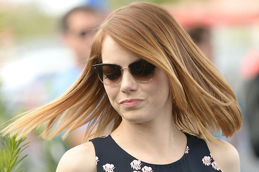 Emma Stone Gets Bangs + Goes Ombre [PHOTOS]