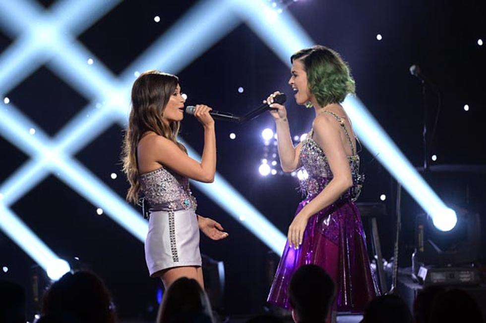 Sneak Peek of Katy Perry and Kacey Musgraves at CMT Crossroads Taping [Video]