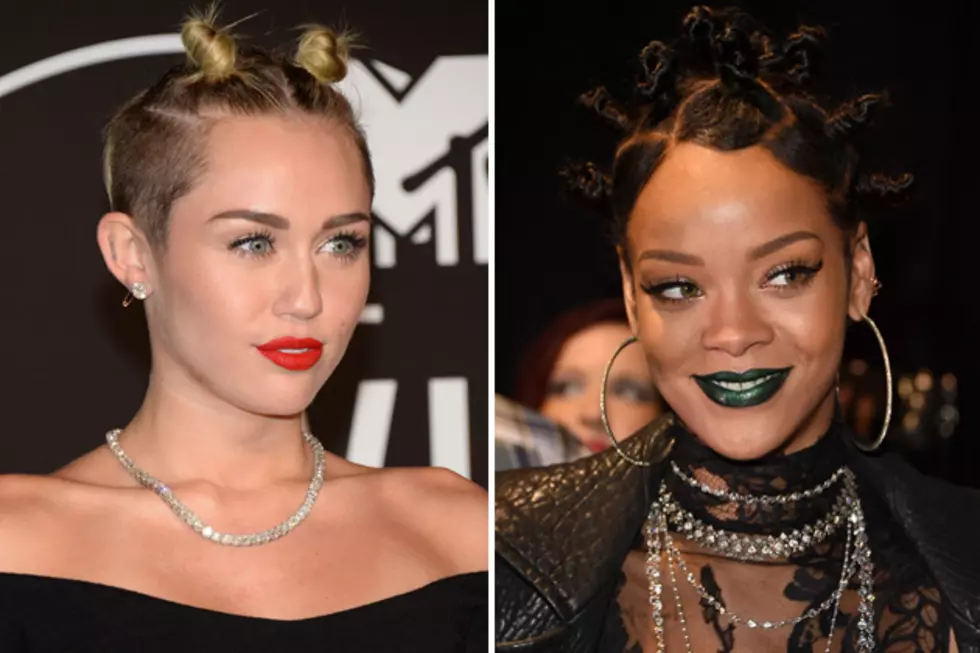 Miley Cyrus vs. Rihanna: Whose Bun Hairstyle Do You Like Best? &#8211; Readers Poll