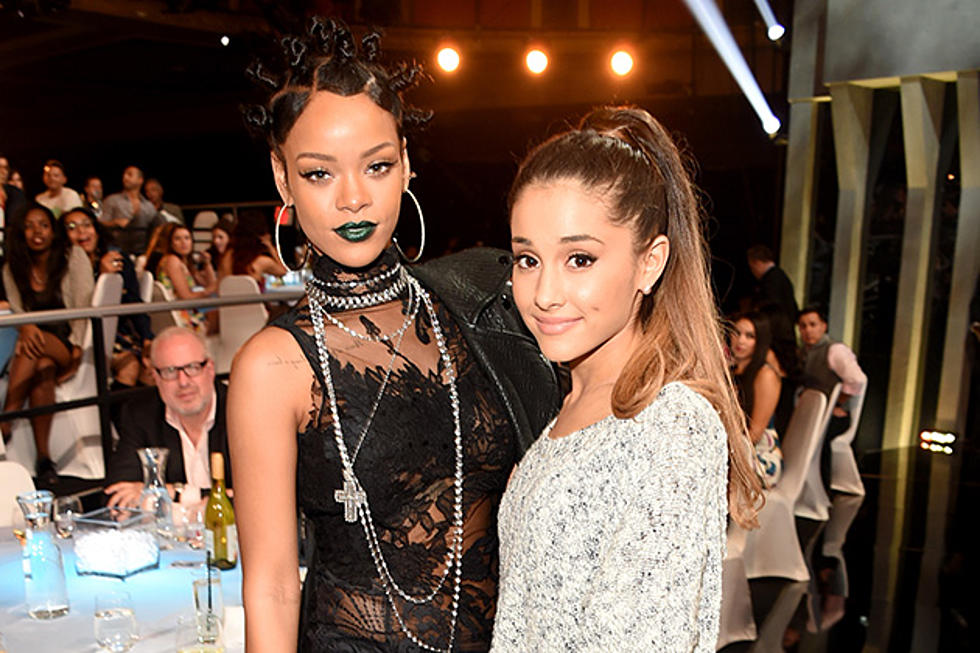 Ariana Grande Clears the Air on Rihanna’s Giggly Reaction