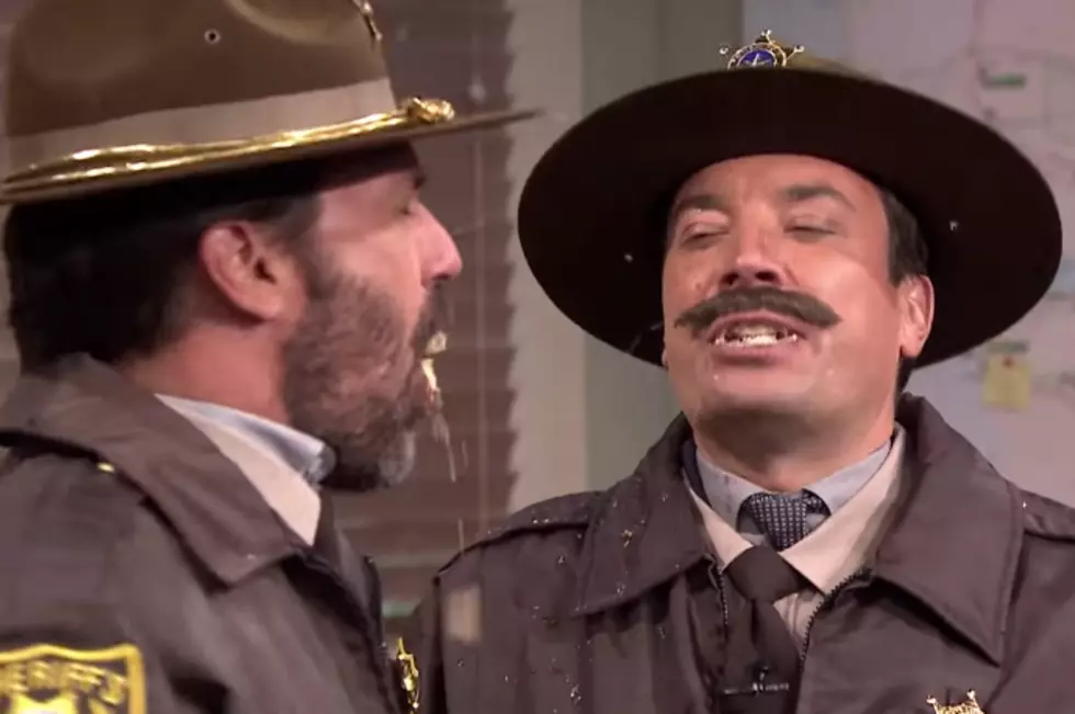 Jimmy Fallon and Jon Hamm Spit Food in Each Other’s Faces in Skit [VIDEO]