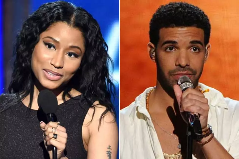 Nicki Minaj Gives Drake a Sexy Lap Dance in ‘Anaconda’ Teaser Photos