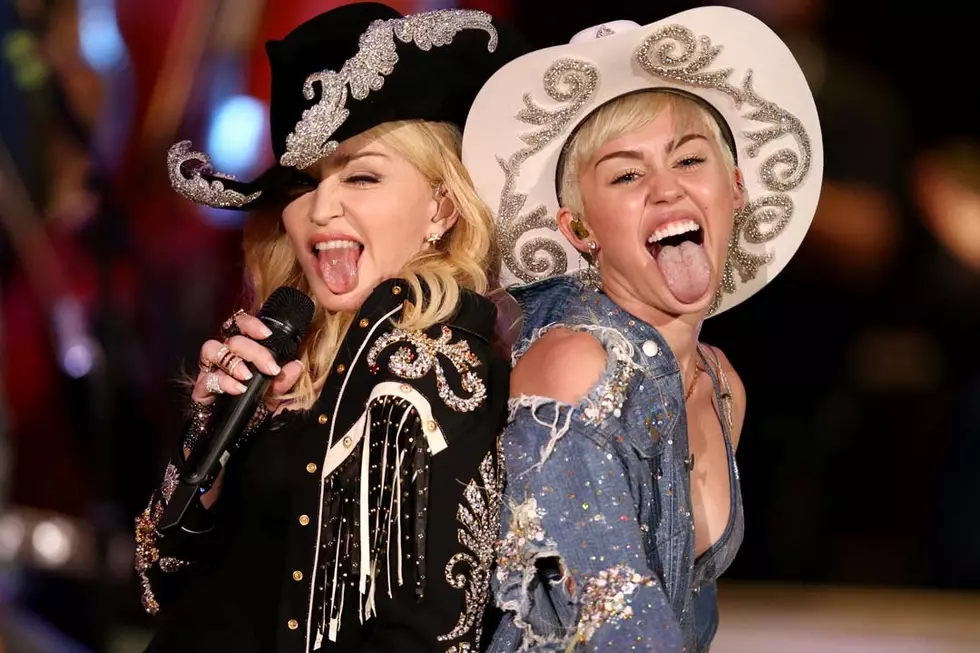 Miley Cyrus Co-Wrote One of Madonna’s New Songs, ‘Wash All Over Me’