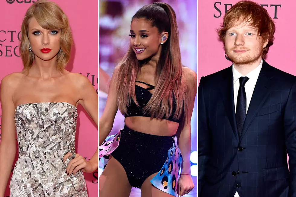 See Taylor Swift, Ariana Grande + Ed Sheeran at the 2014 Victoria’s Secret Fashion Show [PHOTOS]