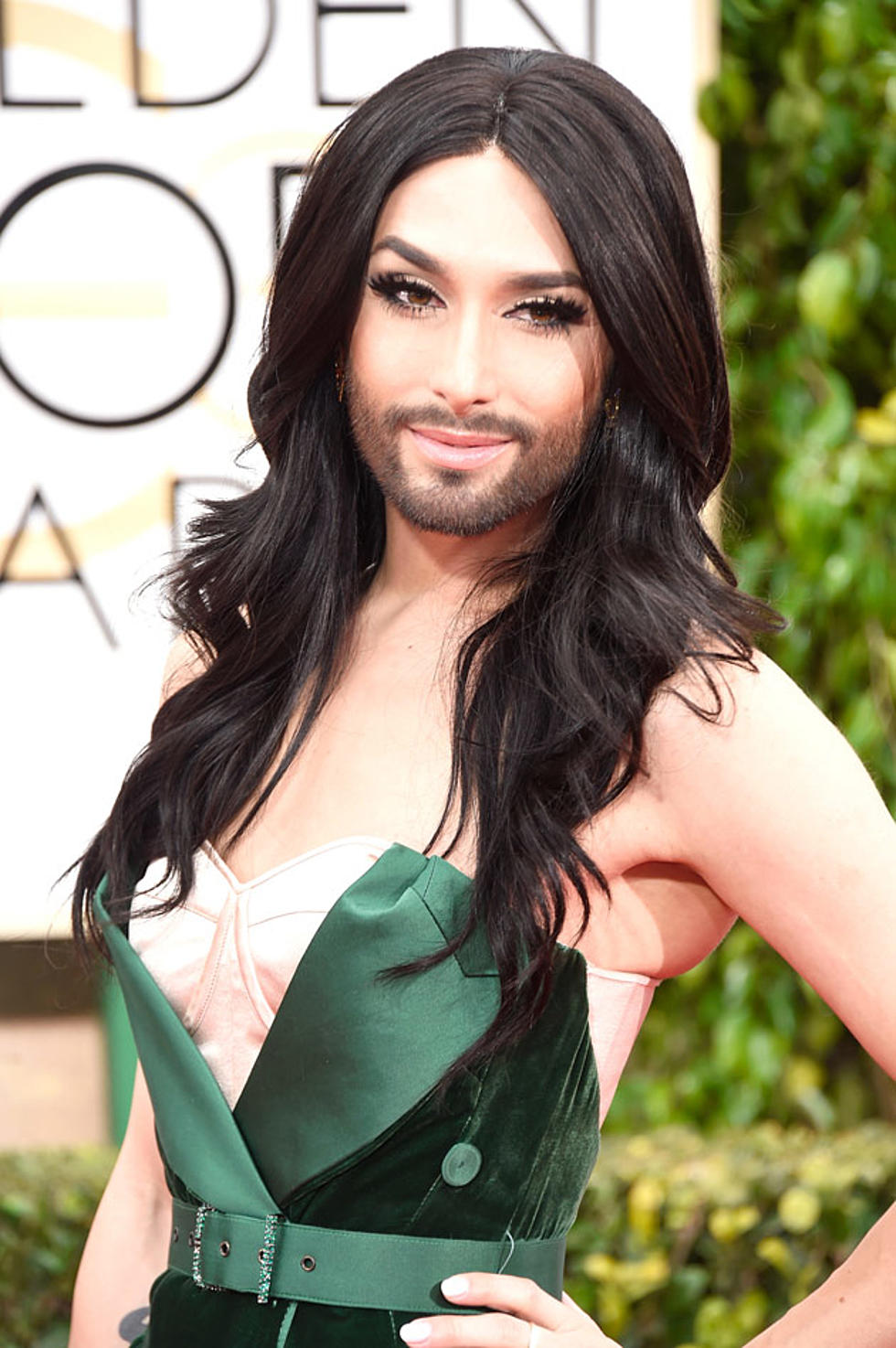 Who Is Conchita Wurst, the Bearded Woman at the 2015 Golden Globes?