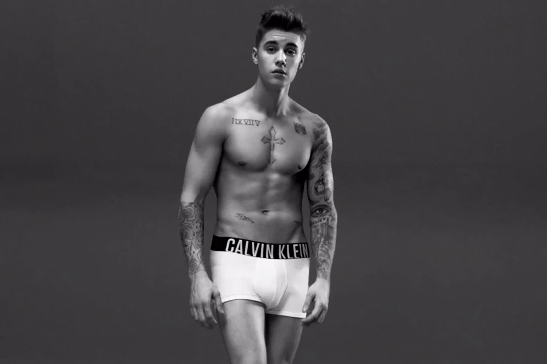 justin bieber before and after calvin klein